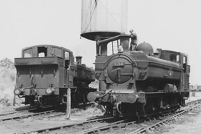 9654 & 3653 Fairford June 1962
