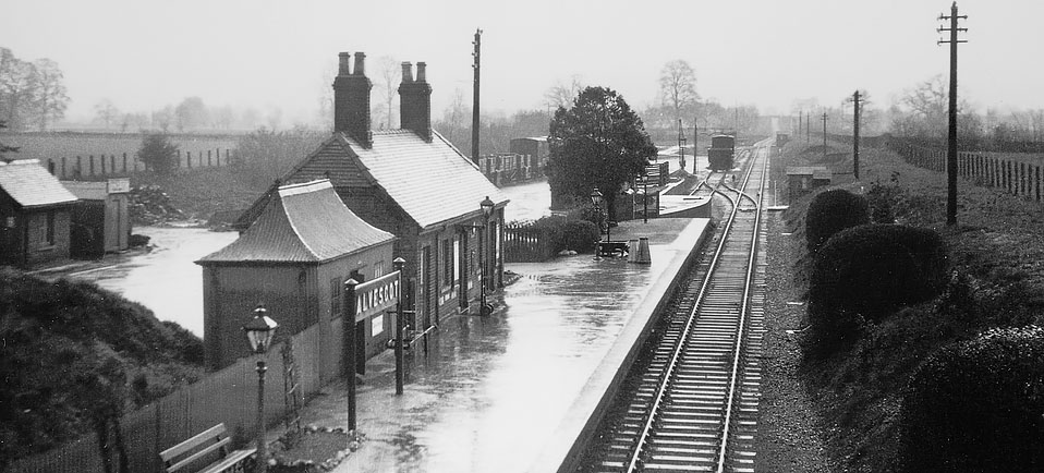 Alvescot station in 1934