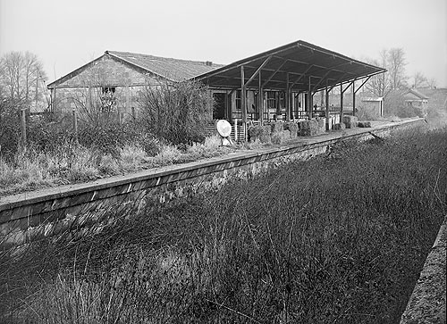 Carterton station after closure