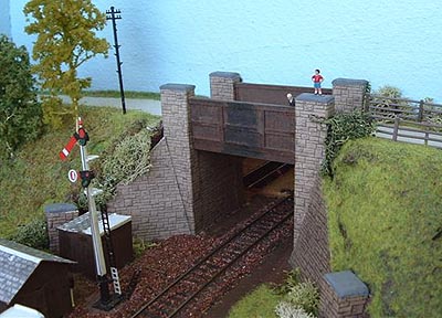 further selection of pictures of the Fairford Station model, showing 