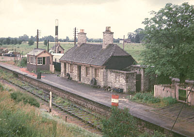 Lechlade station after closure 30 June 1963