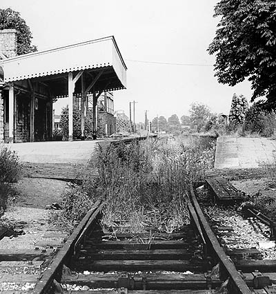 Witney station after closure