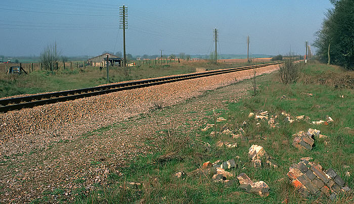 The site of Yarnton Junction in 1980